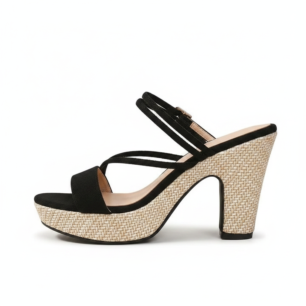 Strappy Stiletto Heeled Pumps