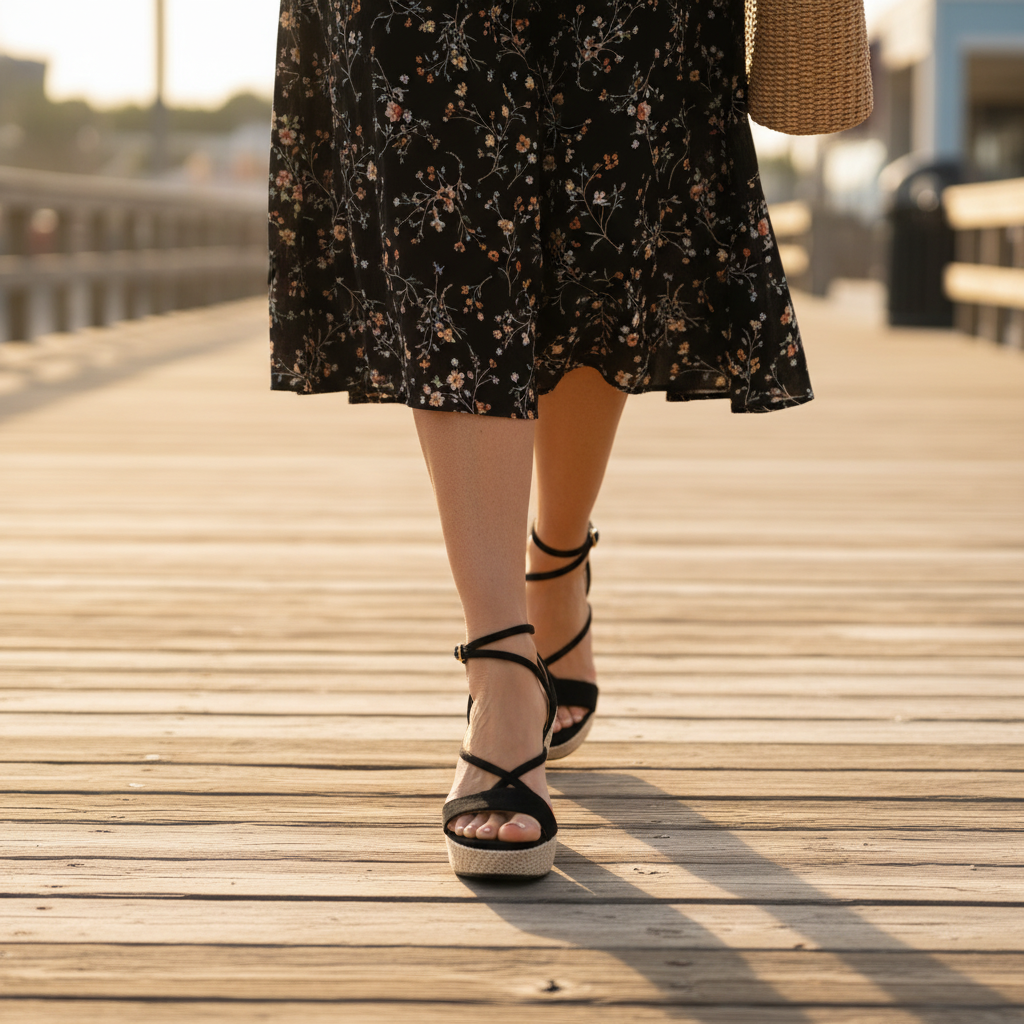 Strappy Stiletto Heeled Pumps