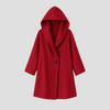 Women's Oversized Wide Collar Coat With Side Pockets