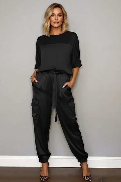 Casual Chic Two Piece Set with Relaxed Fit