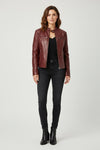 Structured Jacket with Insulated Lining and Adjustable Cuffs