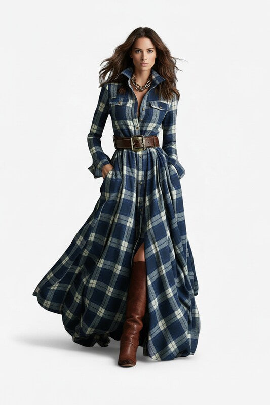 Elegant Flowing Maxi Dress with Flattering Silhouette