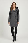 Mid Length Zip Coat Women Sleek Style