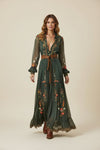 Bohemian Floral Maxi Dress