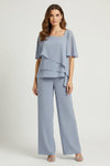 Flowing Two Piece Set with Feminine Silhouette