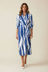 Wrap Style Dress with Waist Tie and Lightweight Silhouette