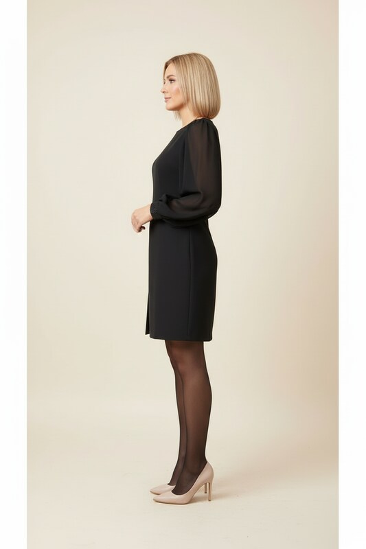 Slimming Elegant Dress with Timeless Silhouette