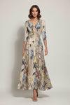 Floral Midi Dress with Flowing Silhouette and Feminine Fit
