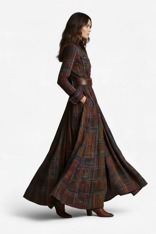 Elegant Flowing Maxi Dress with Flattering Silhouette