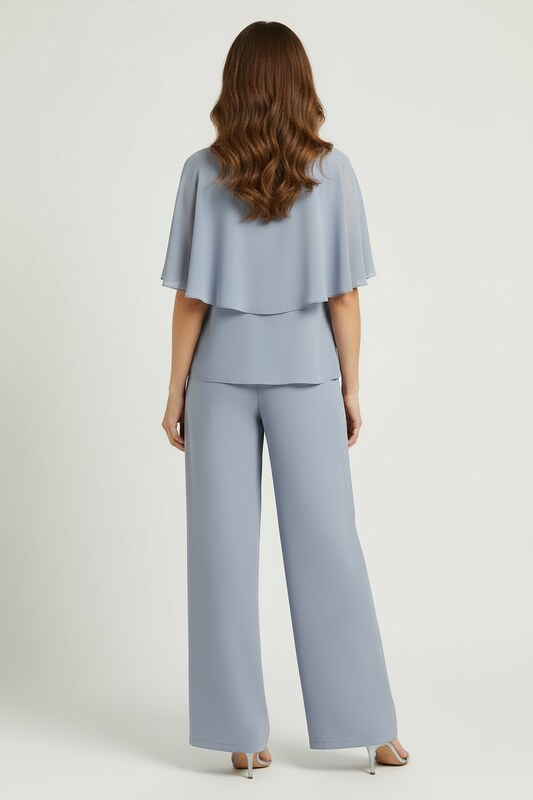 Flowing Two Piece Set with Feminine Silhouette