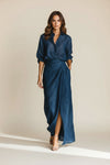 Matching Shirt and Long Skirt Set with Flowing Silhouette