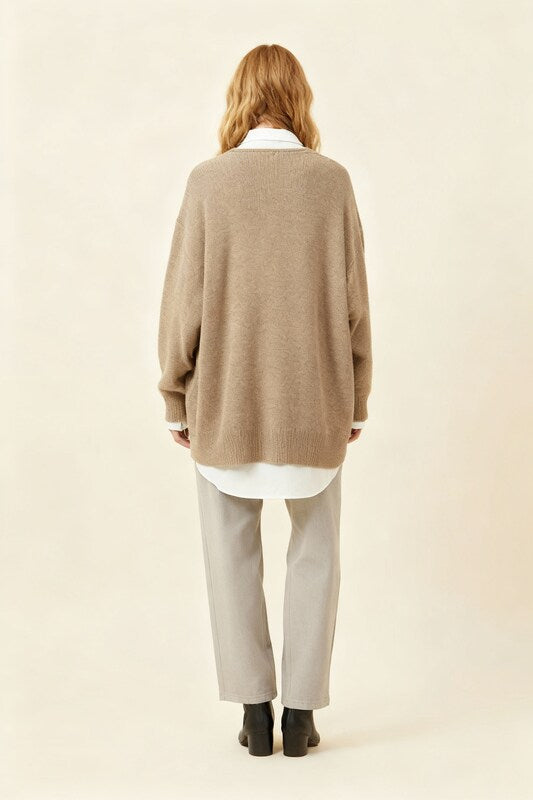 Slim Fit Knit Cardigan Women Timeless Layering