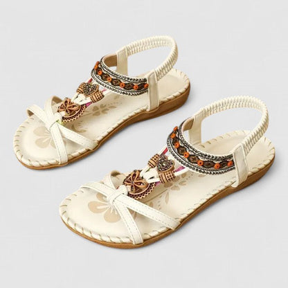Open Toe Sandals With Secure Heel Cap