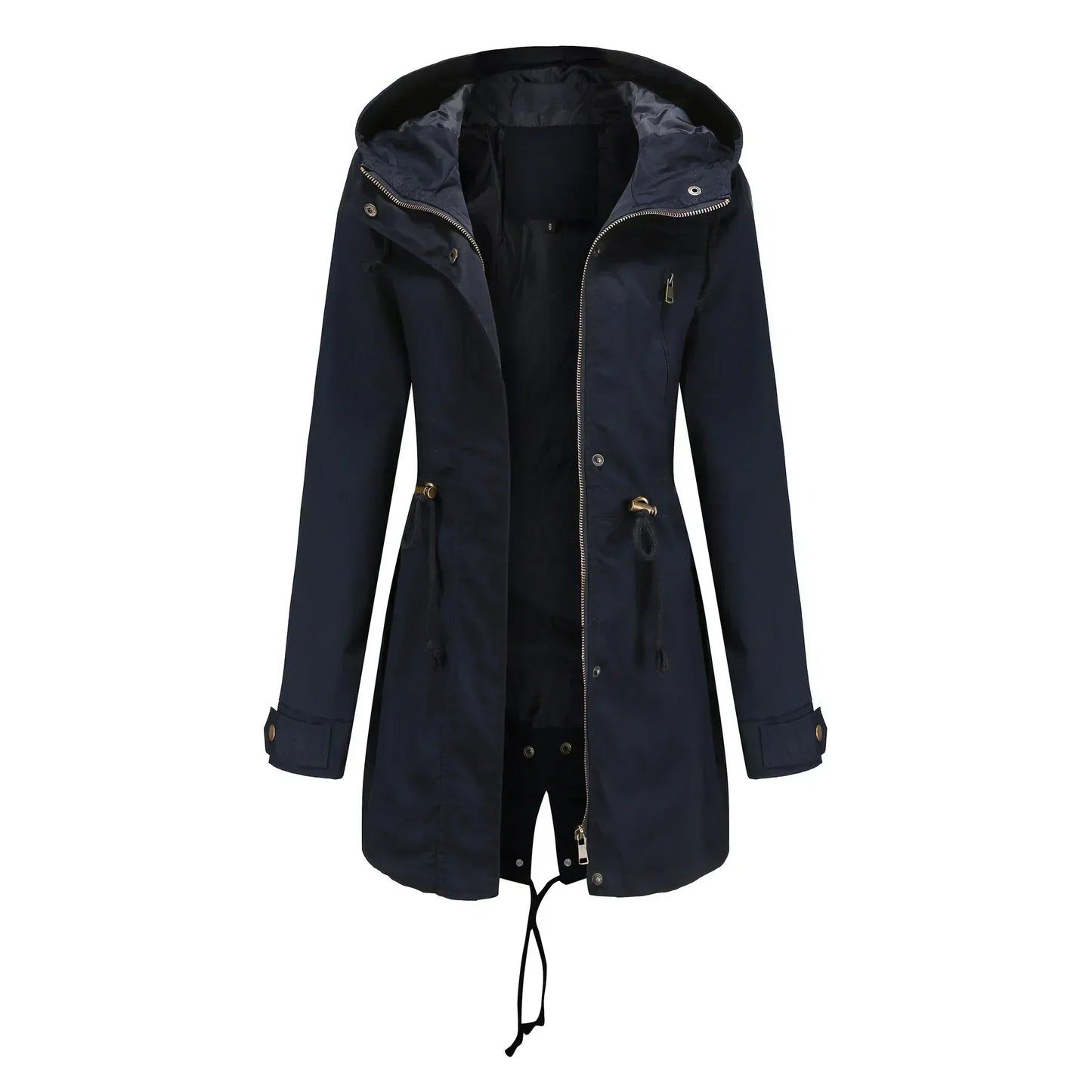 Women's Longline Hooded Utility Jacket