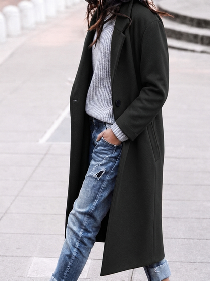 Women's Oversized Lapel Trench Coat
