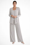Women's Sequin Three-Piece Trouser Set