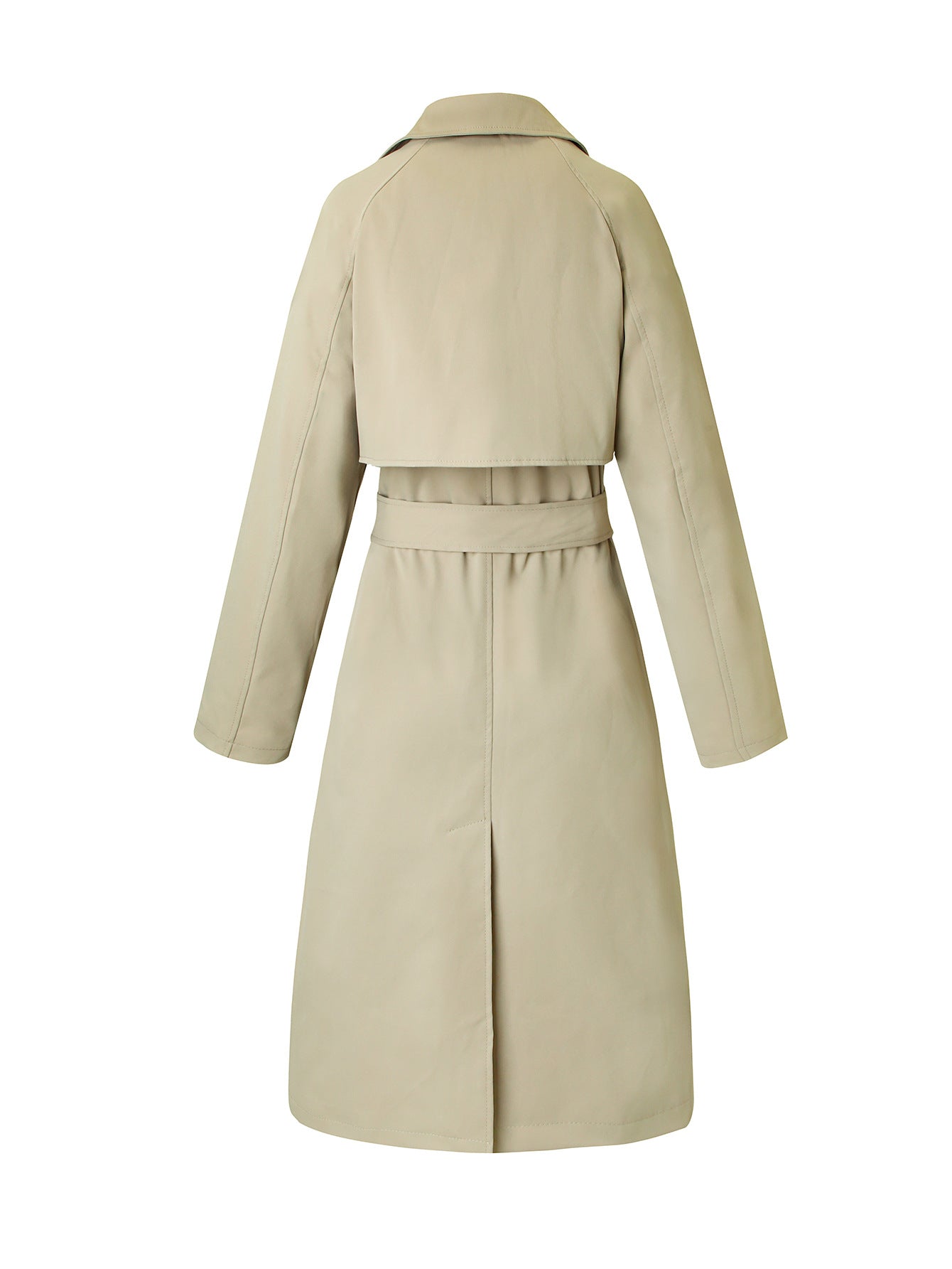 Women's Longline Single-Breasted Trench Coat