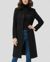 Women's Single Breasted Tailored Longline Coat