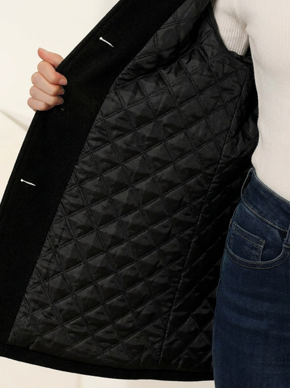 Women's Single Breasted Tailored Longline Coat
