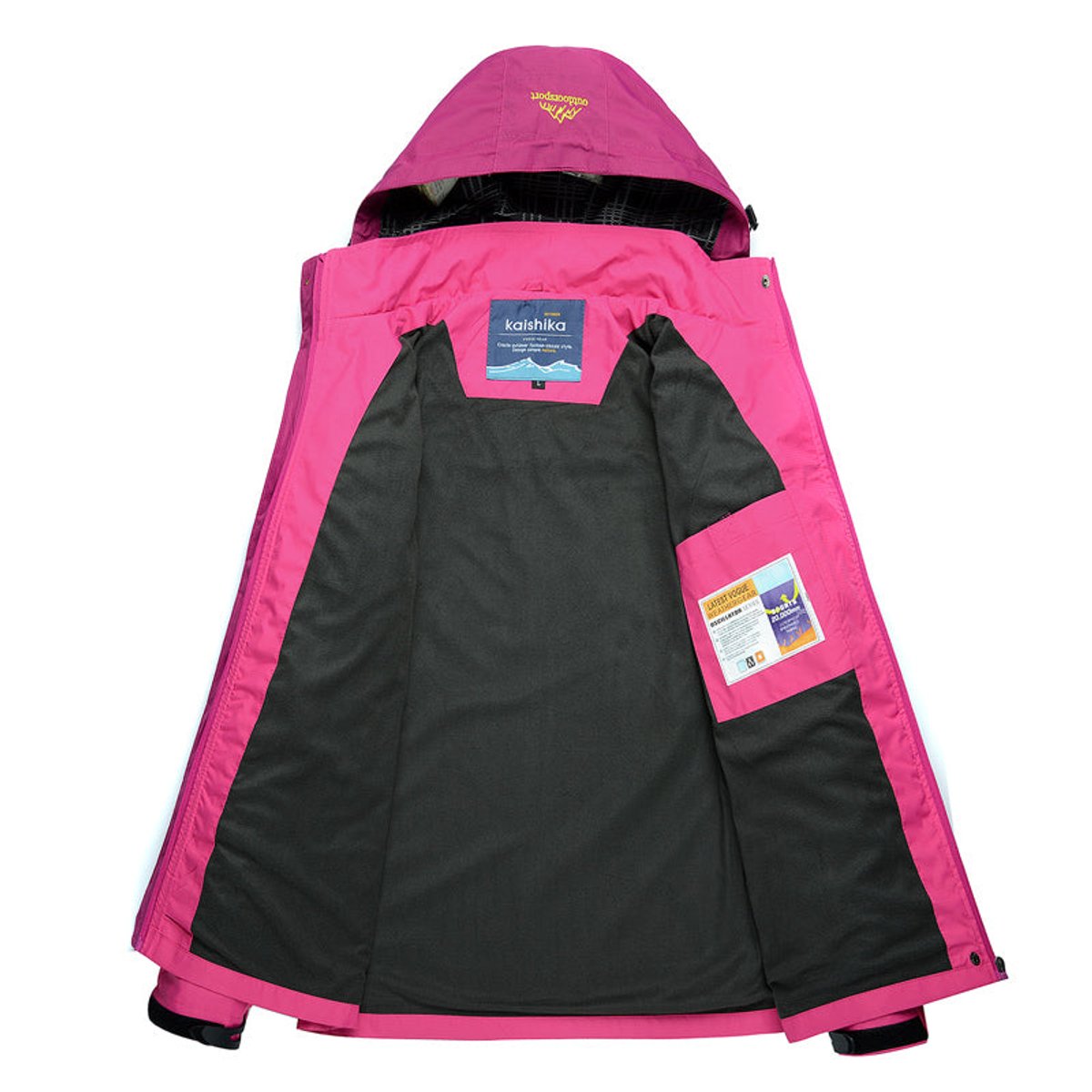 Women's Hooded Colourblock Outdoor Jacket