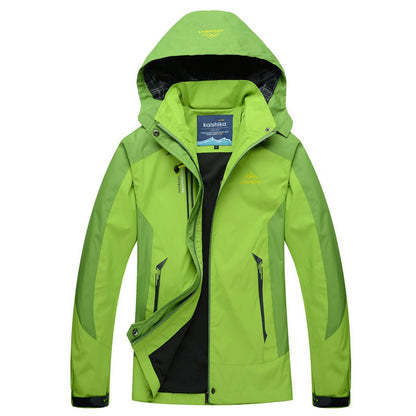 Women's Hooded Colourblock Outdoor Jacket