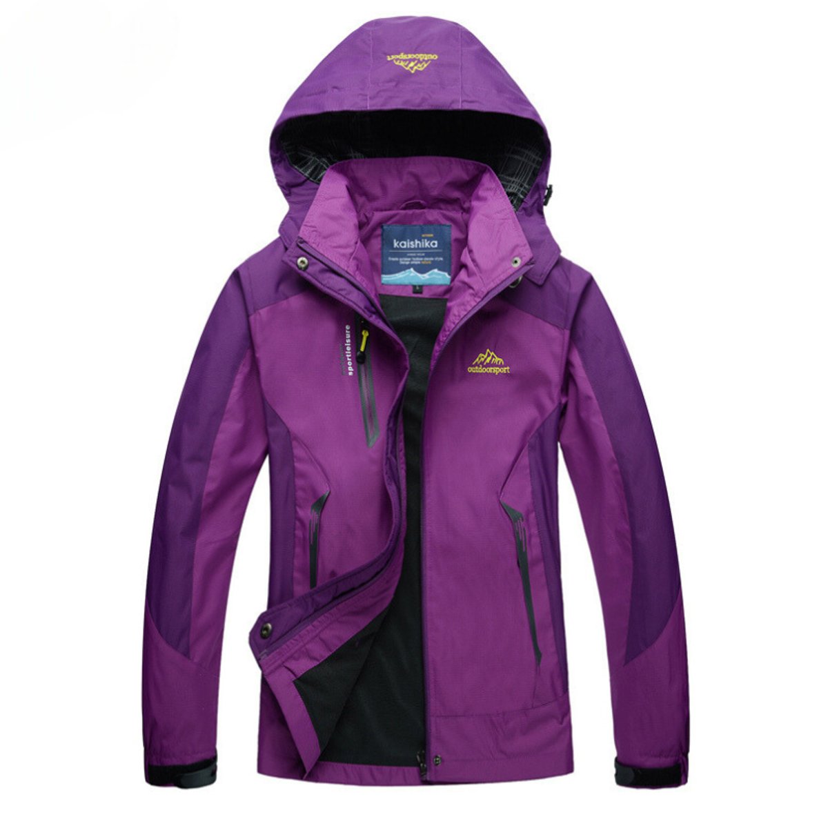 Women's Hooded Colourblock Outdoor Jacket